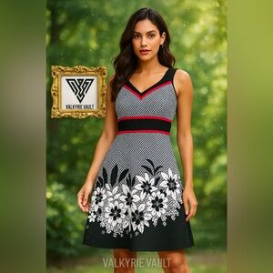 Joseph Ribkoff Gingham Check Dress - 4 or 6